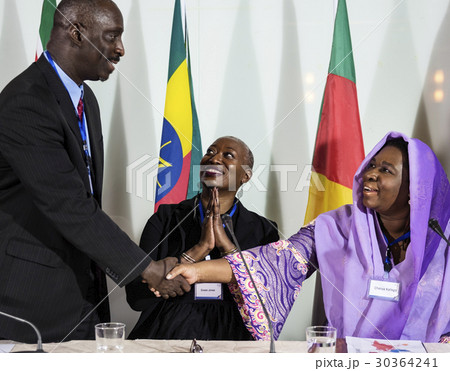 Hands Shake Agreement Diversity Conference Partnership 30364241