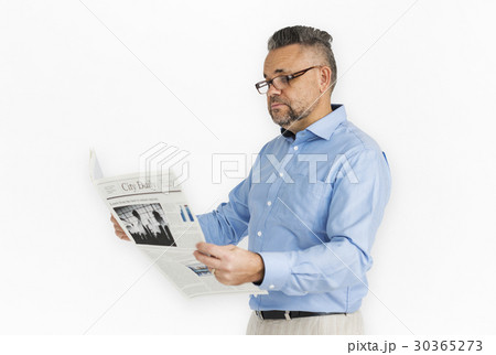 Man Serious Studio Portrait Concept 30365273