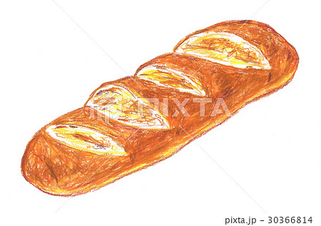 フランスパン イラスト かわいい無料イラスト素材