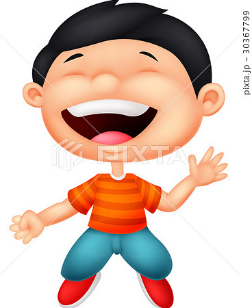 Happy boy cartoon 30367799