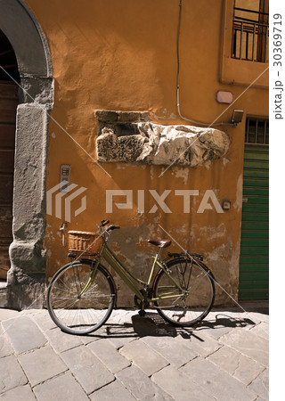Bike in a Street of Lucca - Italy 30369719