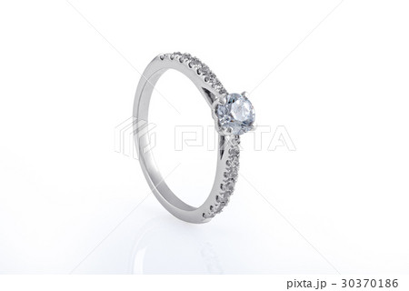 White Gold Wedding, Engagement Rings with Diamonds 30370186