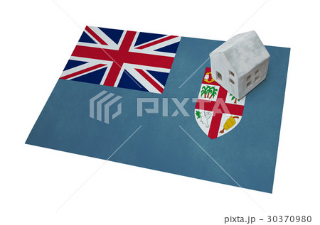 Small house on a flag - Fiji Small house on a flag - Fiji 30370980