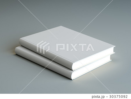 Two closed empty books lie on dark background Two closed empty books lie on dark background 30375092