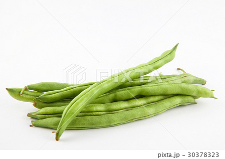 Green bean (Phaseolus vulgaris) isolated Green bean (Phaseolus vulgaris) isolated 30378323