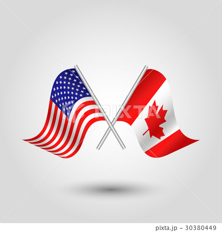 icon of united states of america and canada 30380449