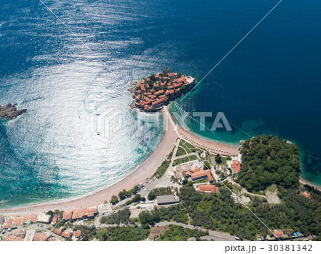 Sveti Stefan island in Budva, Montenegro 30381342