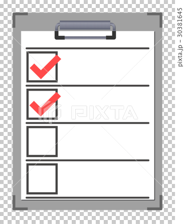 チェックシート 30381645