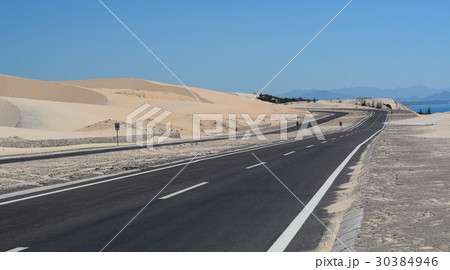 Highway in Phan Thiet, southern Vietnam Highway in Phan Thiet, southern Vietnam 30384946
