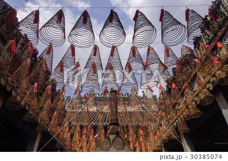 Incense for praying at Temple in Saigon, Vietnam 30385074