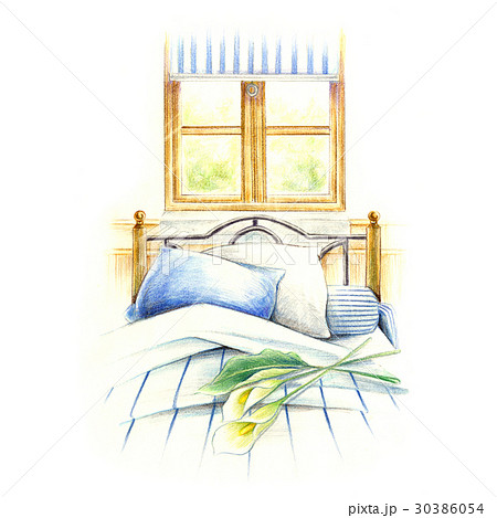 窓辺のベッド。 30386054