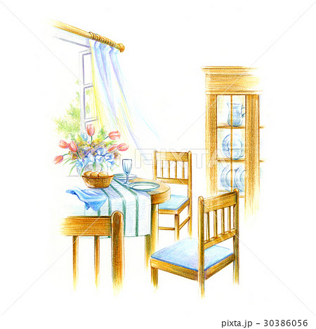 窓辺のダイニングテーブル 30386056