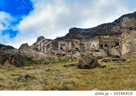 View of Vardzia cave monastery. Georgia 30386828