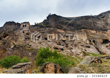 View of Vardzia cave monastery. Georgia 30386829