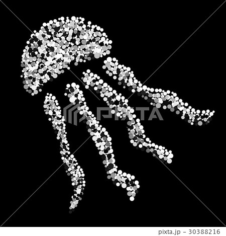 Stylized image of jellyfish Stylized image of jellyfish 30388216