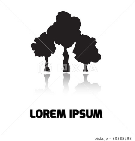 Trees silhouettes logo Trees silhouettes logo 30388298