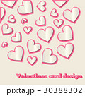 Valentines card design 30388302
