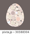 Easter egg icon with soft pastel colors 30388304
