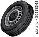 Light vans wheel isolated 30388348
