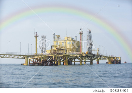 Offshore platform of Thailand, Metal background Offshore platform of Thailand, Metal background 30388405