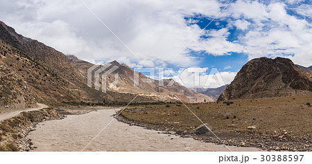 Landscape in Himalayas mountains, Nepal. Landscape in Himalayas mountains, Nepal. 30388597