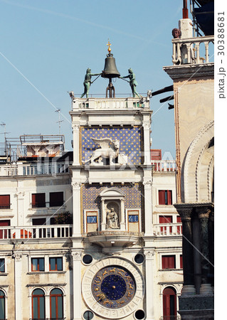 The San Marco bell tower in Venice, Italy The San Marco bell tower in Venice, Italy 30388681