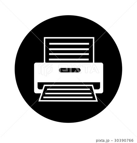 Printer Icon illustration design 30390766