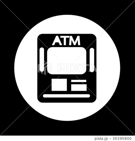 Atm Card Slot Icon Illustration Designのイラスト素材