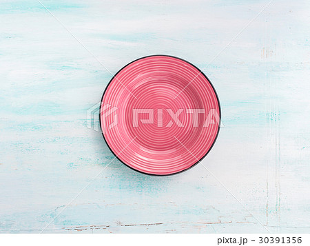 Pastel Color ceramic plate dish top background 30391356