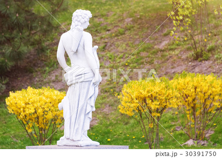 Sculpture in classic style. Statue of a man hunter Sculpture in classic style. Statue of a man hunter 30391750
