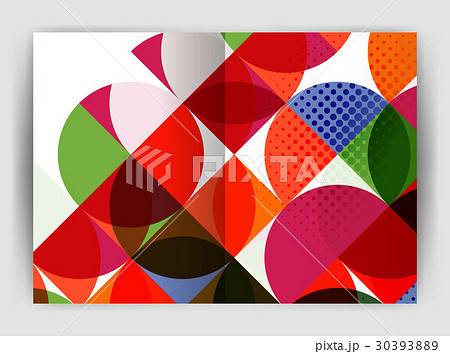 Abstract circle design business annual report 30393889