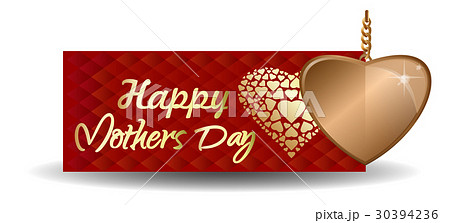 Mothers Day design. Red greeting card 30394236