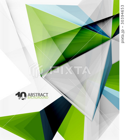 3d triangle polygonal abstract vector 30394653