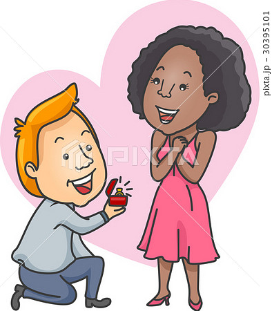 Couple Propose Interracial 30395101