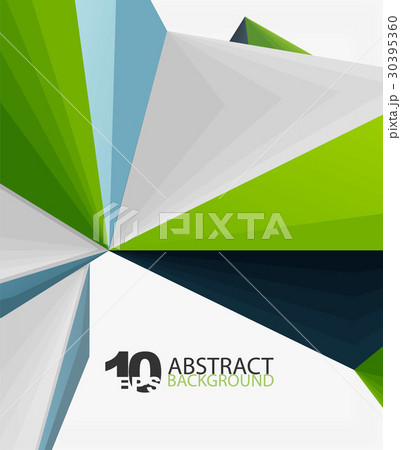 3d triangle polygonal abstract vector 30395360