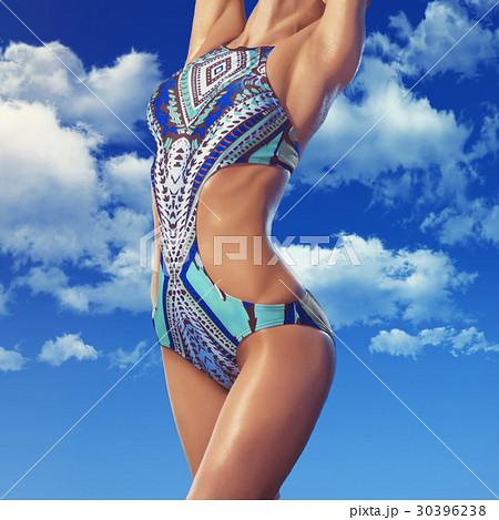 Young woman with perfect body in swimsuit 30396238