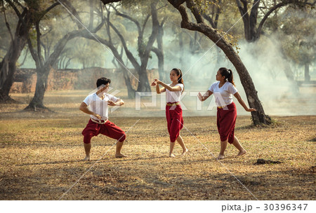 Dance rehearsal of Thailand About Ramayana Dance rehearsal of Thailand About Ramayana 30396347