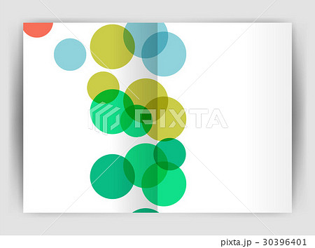 Abstract circles, annual report covers. Modern 30396401