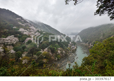 嵐山　保津峡谷 30397617