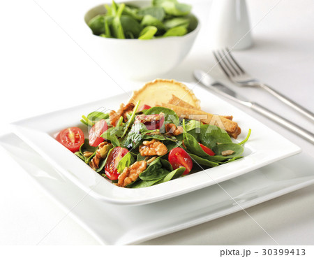 A special salad with spinach A special salad with spinach 30399413