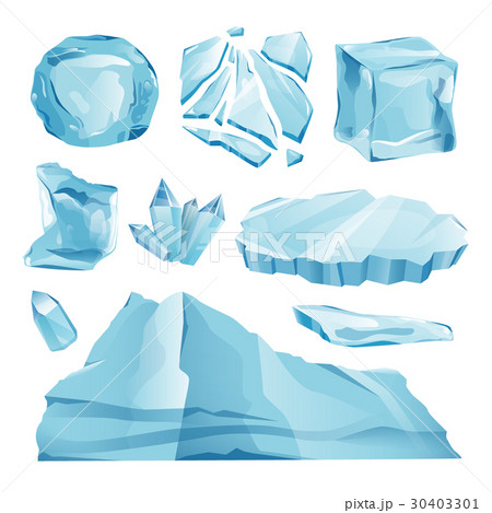 set isolated ice caps snowdrifts and icicles el set isolated ice caps snowdrifts and icicles el 30403301