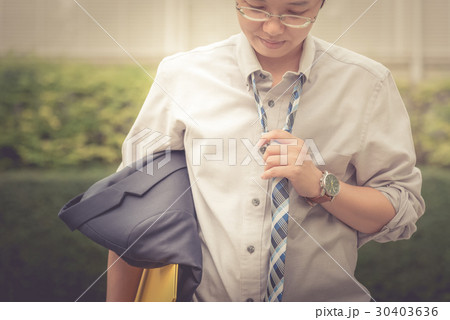 Stressed businessman fired from job 30403636