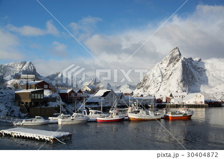 Morning in Hamnoya at the Lofoten, Norway 30404872