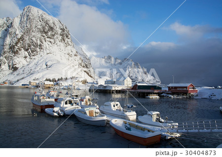 Morning in Hamnoya at the Lofoten, Norway 30404873