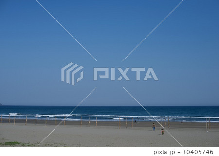 黒潮町の入野海岸で海をみた風景 30405746