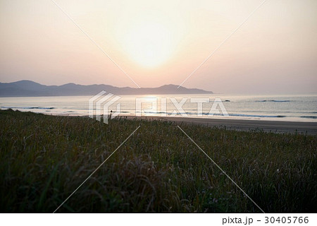 黒潮町の入野海岸で海をみた風景 30405766