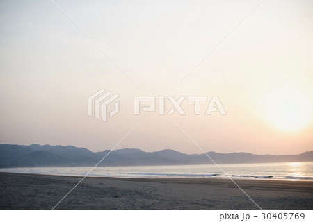 黒潮町の入野海岸で海をみた風景 黒潮町の入野海岸で海をみた風景 30405769