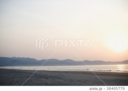 黒潮町の入野海岸で海をみた風景 30405770