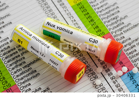 Tubes of homeopathy globules  30406331