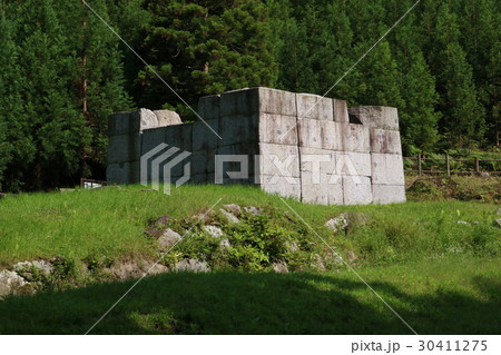 橋野鉄鉱山の高炉跡 30411275